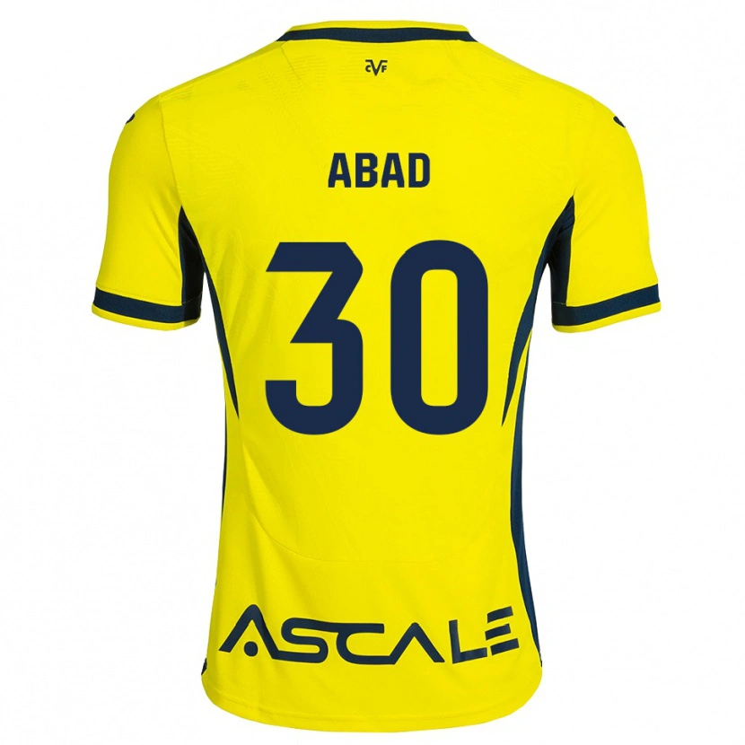 Danxen Heren Iker Abad #30 Geel Zwart Rood Thuisshirt Thuistenue 2026/27 T-Shirt België