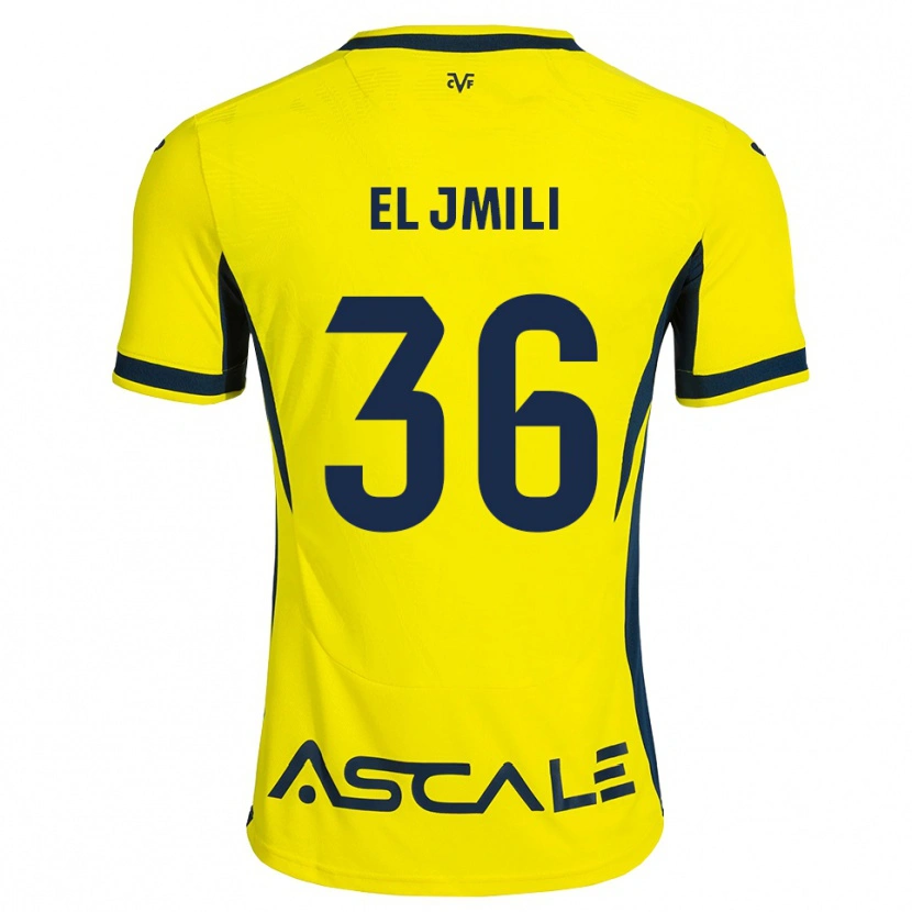 Danxen Heren Nizar El Jmili #36 Geel Zwart Rood Thuisshirt Thuistenue 2026/27 T-Shirt België