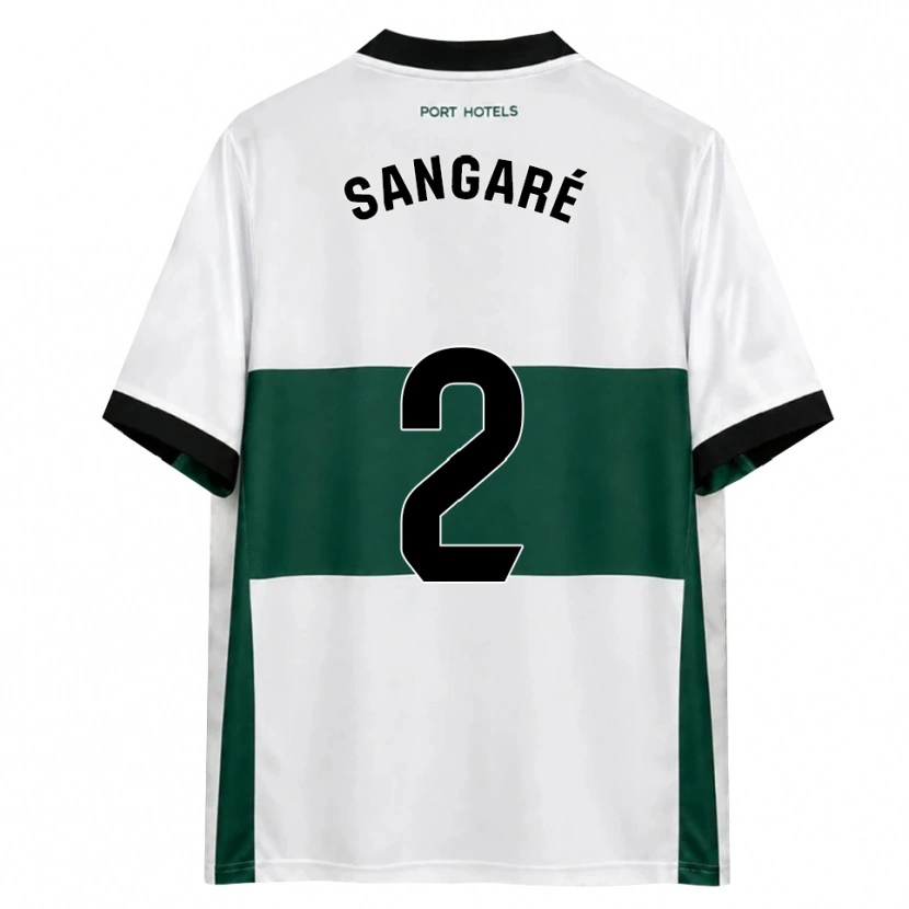Danxen Heren Buba Sangaré #2 Groen Wit Rood Thuisshirt Thuistenue 2026/27 T-Shirt België