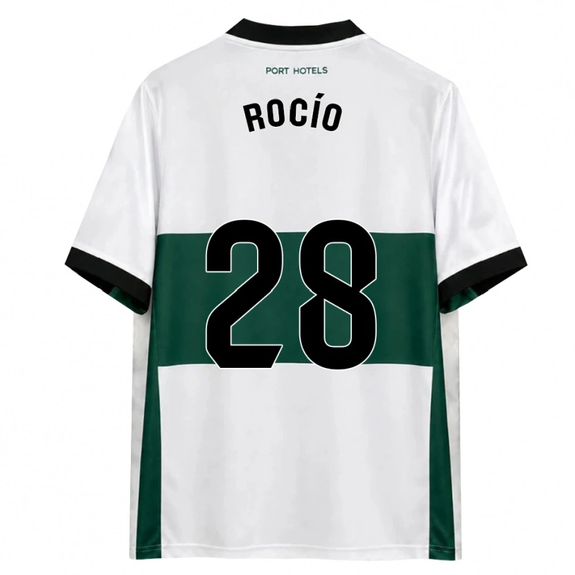 Danxen Heren Rocío Rodríguez Jiménez #28 Groen Wit Rood Thuisshirt Thuistenue 2026/27 T-Shirt België