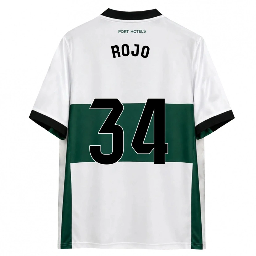 Danxen Heren Pablo Rojo #34 Groen Wit Rood Thuisshirt Thuistenue 2026/27 T-Shirt België