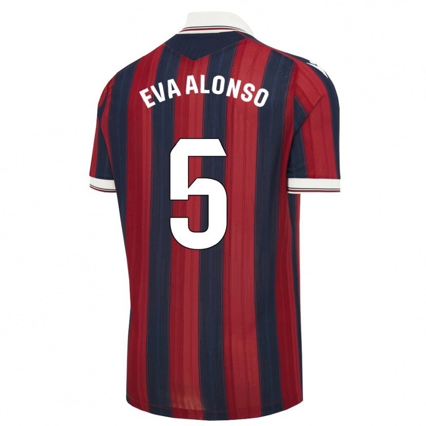 Danxen Heren Eva Alonso #5 Middernachtblauw Rood Thuisshirt Thuistenue 2026/27 T-Shirt België