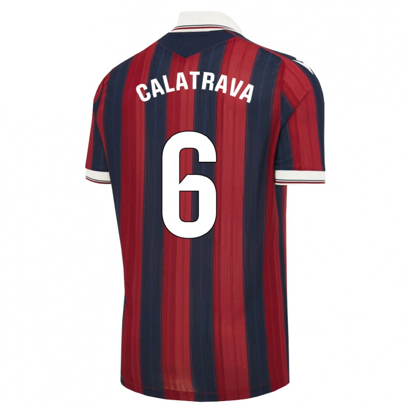 Danxen Heren Alberto Calatrava #6 Middernachtblauw Rood Thuisshirt Thuistenue 2026/27 T-Shirt België