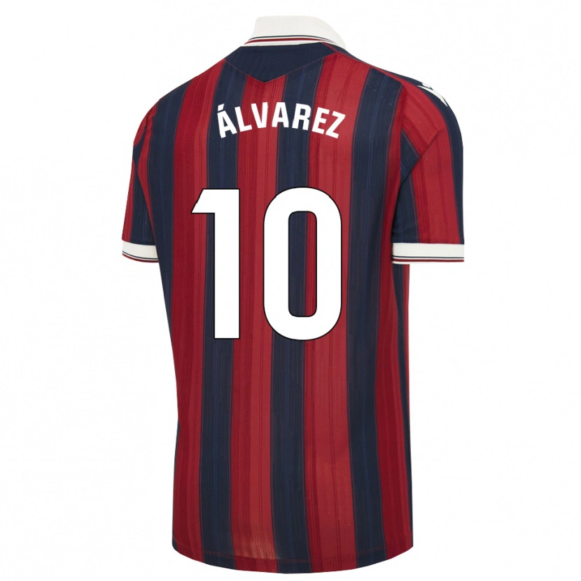Danxen Heren Carlos Álvarez #10 Middernachtblauw Rood Thuisshirt Thuistenue 2026/27 T-Shirt België