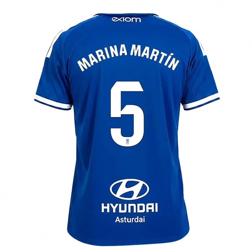 Danxen Heren Marina Martín #5 Mediumblauw Wit Thuisshirt Thuistenue 2026/27 T-Shirt België
