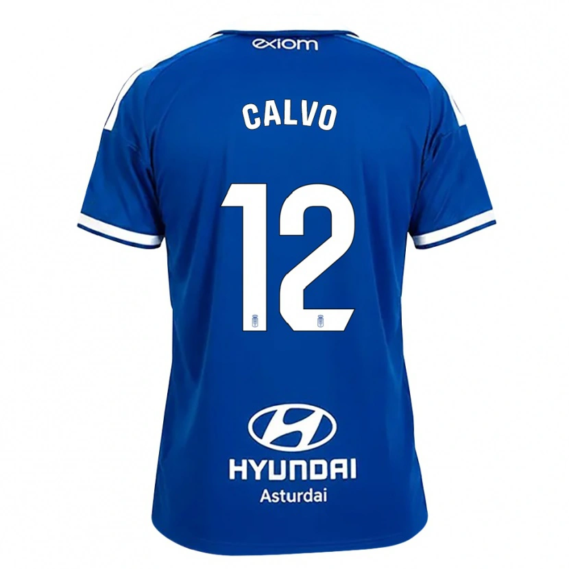 Danxen Heren Dani Calvo #12 Mediumblauw Wit Thuisshirt Thuistenue 2026/27 T-Shirt België
