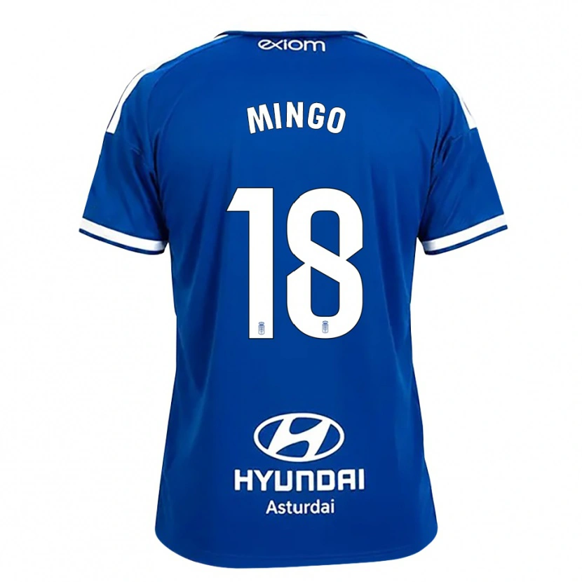Danxen Heren Víctor Mingo #18 Mediumblauw Wit Thuisshirt Thuistenue 2026/27 T-Shirt België