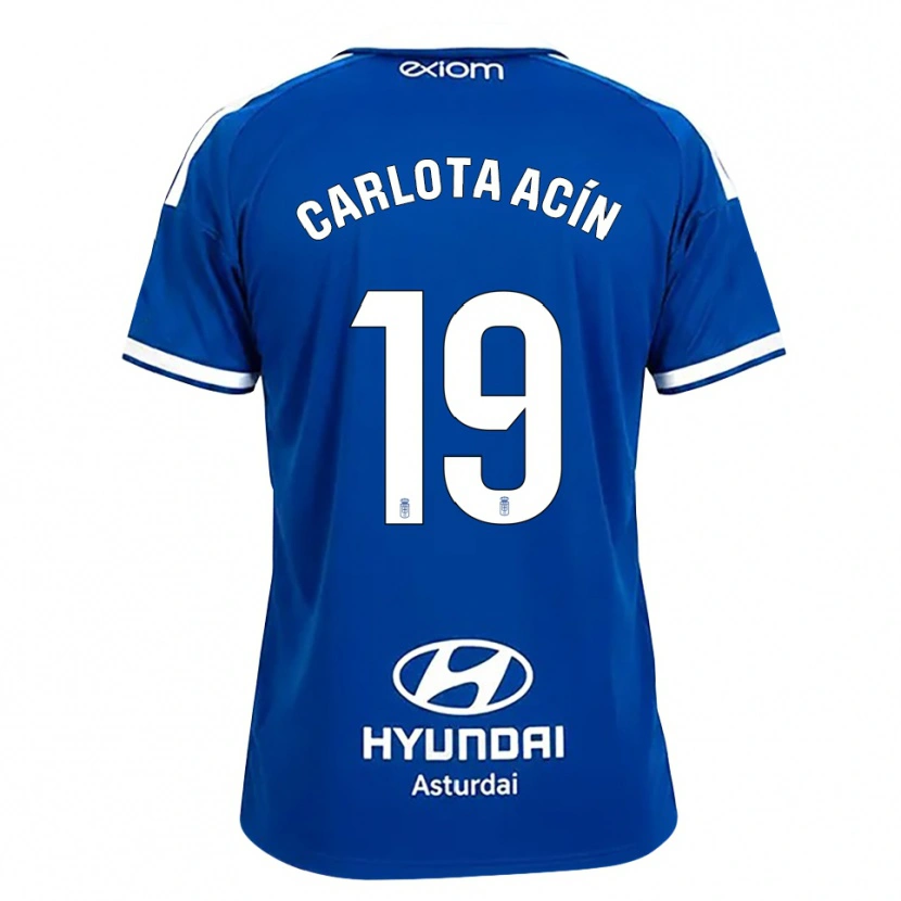 Danxen Heren Carlota Acin Casajus #19 Mediumblauw Wit Thuisshirt Thuistenue 2026/27 T-Shirt België