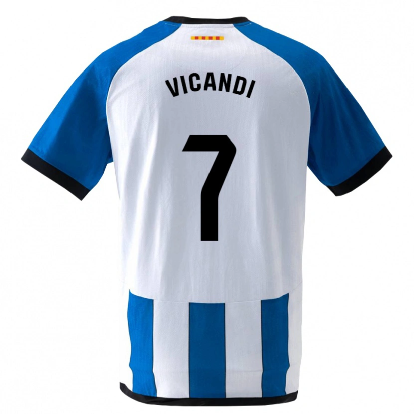Danxen Heren Aimar Vicandi #7 Koninklijk Blauw Wit Thuisshirt Thuistenue 2026/27 T-Shirt België