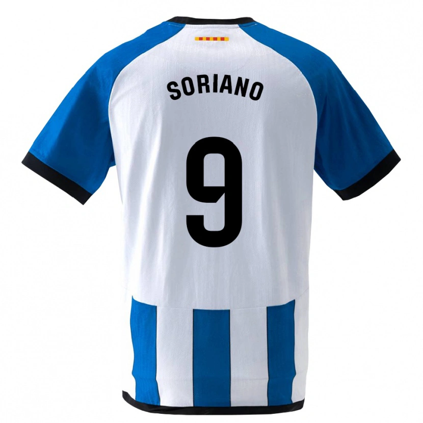 Danxen Heren Aarón Soriano #9 Koninklijk Blauw Wit Thuisshirt Thuistenue 2026/27 T-Shirt België