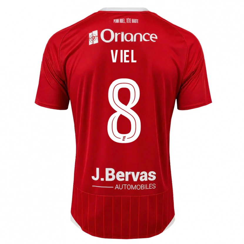 Danxen Heren Sacha Viel #8 Wit Rood Thuisshirt Thuistenue 2026/27 T-Shirt België