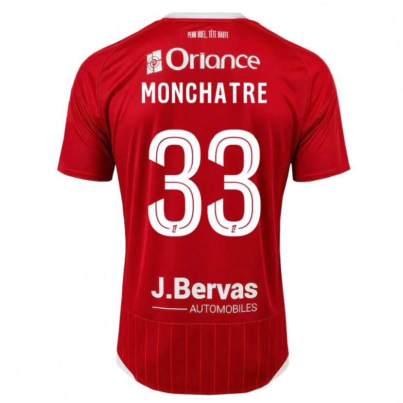 Danxen Heren Enzo Monchatre #33 Wit Rood Thuisshirt Thuistenue 2026/27 T-Shirt België