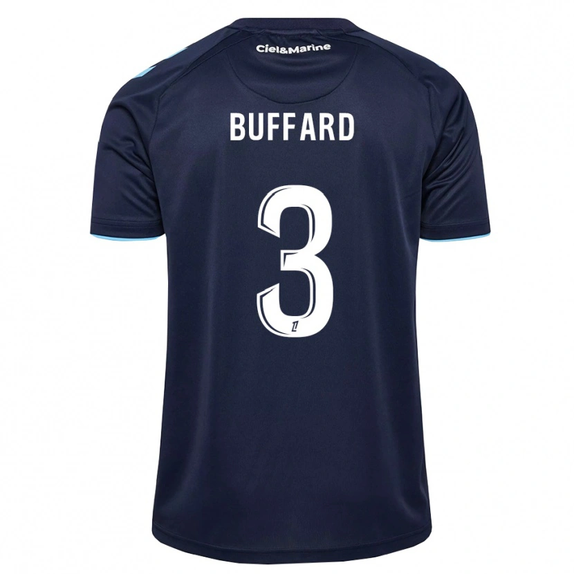 Danxen Heren Matthieu Buffard #3 Centaurieblauw Middernachtblauw Thuisshirt Thuistenue 2026/27 T-Shirt België