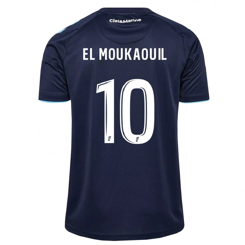 Danxen Heren Mohamed El Moukaouil #10 Centaurieblauw Middernachtblauw Thuisshirt Thuistenue 2026/27 T-Shirt België