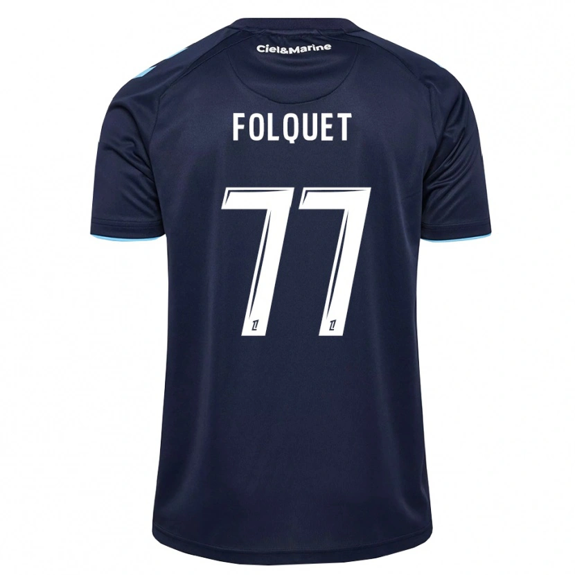 Danxen Heren Magnaba Folquet #77 Centaurieblauw Middernachtblauw Thuisshirt Thuistenue 2026/27 T-Shirt België