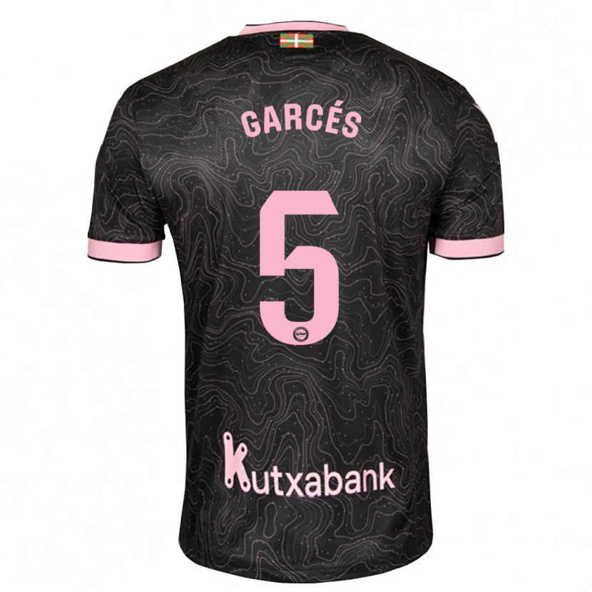 Danxen Heren Facundo Garcés #5 Zwart Roze Uitshirt Uittenue 2026/27 T-Shirt België