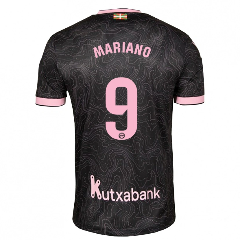 Danxen Heren Mariano Díaz #9 Zwart Roze Uitshirt Uittenue 2026/27 T-Shirt België