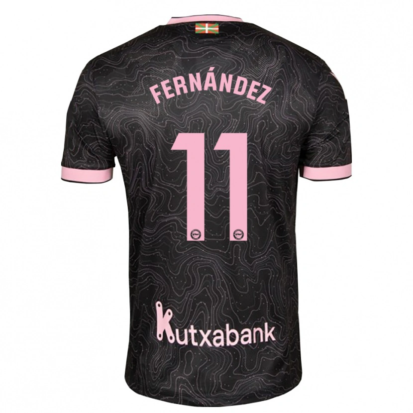 Danxen Heren Imanol Fernández #11 Zwart Roze Uitshirt Uittenue 2026/27 T-Shirt België