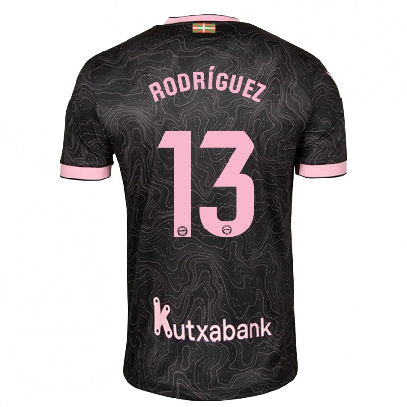 Danxen Heren Adrián Rodríguez #13 Zwart Roze Uitshirt Uittenue 2026/27 T-Shirt België