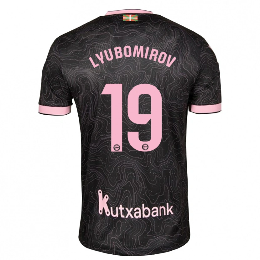 Danxen Heren Daniel Lyubomirov #19 Zwart Roze Uitshirt Uittenue 2026/27 T-Shirt België