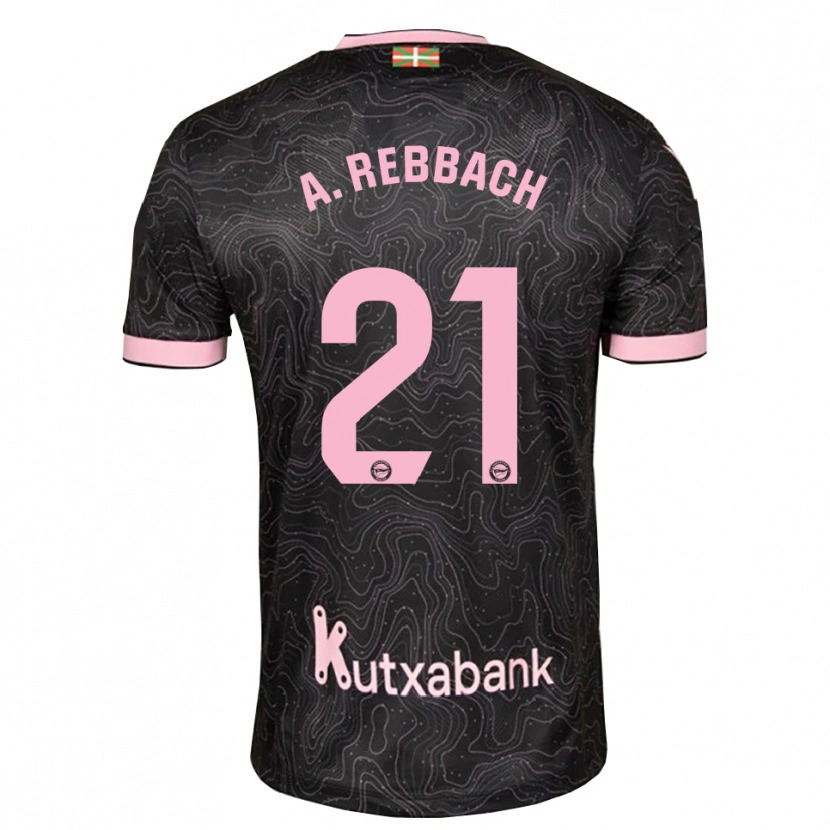 Danxen Heren Abde Rebbach #21 Zwart Roze Uitshirt Uittenue 2026/27 T-Shirt België