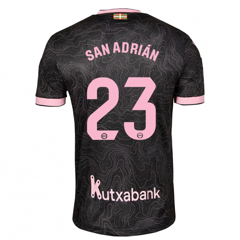 Danxen Heren Marta San Adrián #23 Zwart Roze Uitshirt Uittenue 2026/27 T-Shirt België