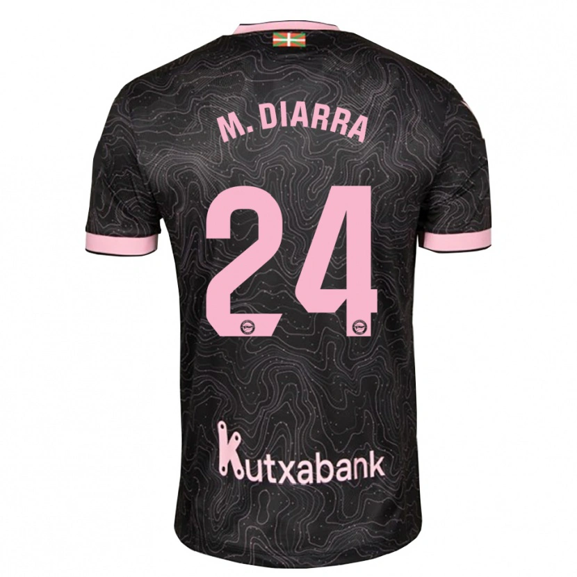 Danxen Heren Moussa Diarra #24 Zwart Roze Uitshirt Uittenue 2026/27 T-Shirt België