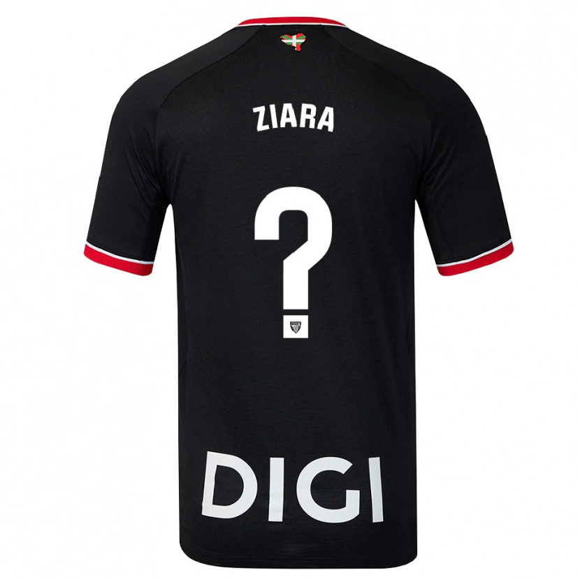 Danxen Heren Ziara Vega Uribarri #0 Zwart Wit Rood Uitshirt Uittenue 2026/27 T-Shirt België