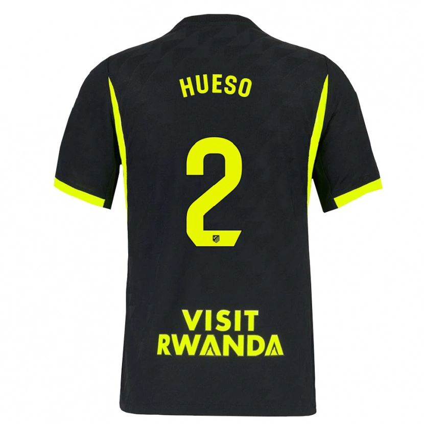 Danxen Heren Romeo Hueso #2 Heldergroen Zwart Uitshirt Uittenue 2026/27 T-Shirt België