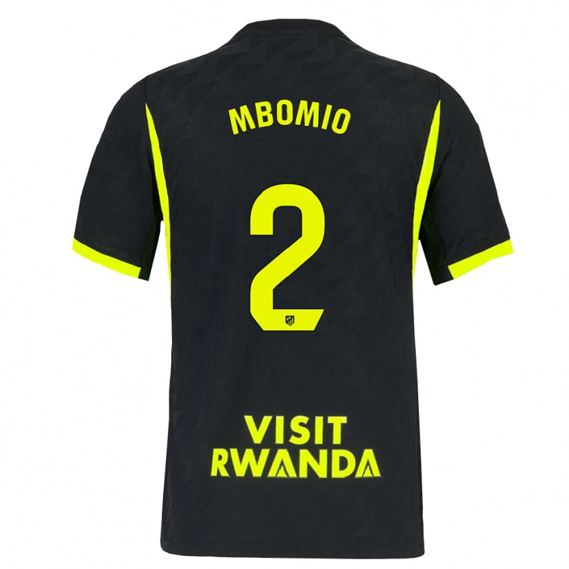 Danxen Heren Rony Mbomio #2 Heldergroen Zwart Uitshirt Uittenue 2026/27 T-Shirt België
