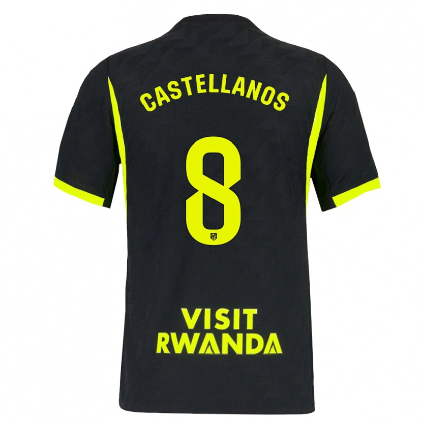 Danxen Heren Jorge Castellanos #8 Heldergroen Zwart Uitshirt Uittenue 2026/27 T-Shirt België