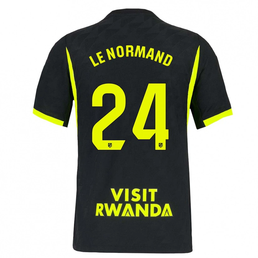 Danxen Heren Robin Le Normand #24 Heldergroen Zwart Uitshirt Uittenue 2026/27 T-Shirt België