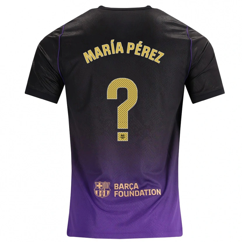 Danxen Heren María Pérez #0 Paars Geel Zwart Uitshirt Uittenue 2026/27 T-Shirt België