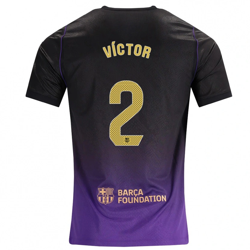 Danxen Heren Guillem Víctor #2 Paars Geel Zwart Uitshirt Uittenue 2026/27 T-Shirt België