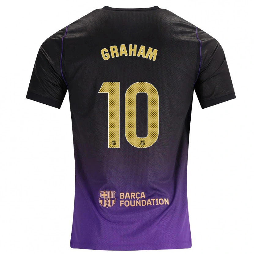 Danxen Heren Caroline Graham Hansen #10 Paars Geel Zwart Uitshirt Uittenue 2026/27 T-Shirt België