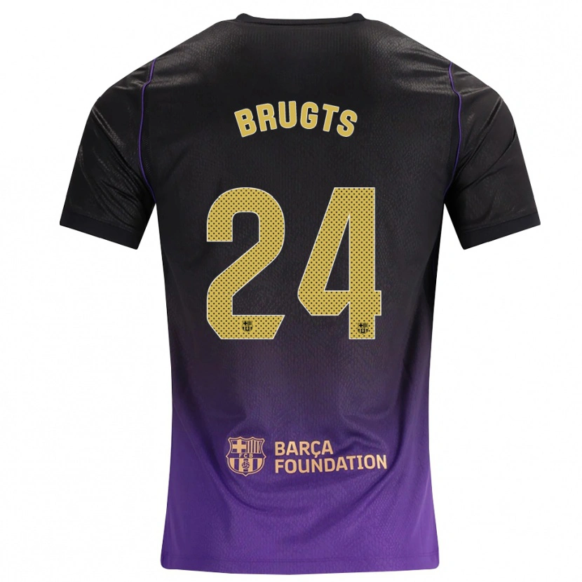 Danxen Heren Esmee Brugts #24 Paars Geel Zwart Uitshirt Uittenue 2026/27 T-Shirt België