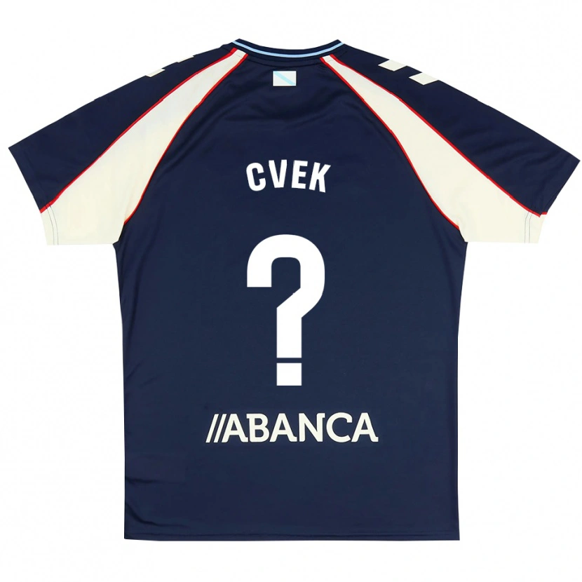 Danxen Heren William Cvek #0 Koninklijk Blauw Rood Wit Uitshirt Uittenue 2026/27 T-Shirt België