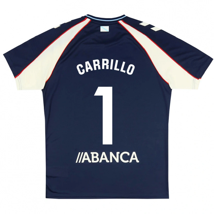 Danxen Heren Coke Carrillo #1 Koninklijk Blauw Rood Wit Uitshirt Uittenue 2026/27 T-Shirt België