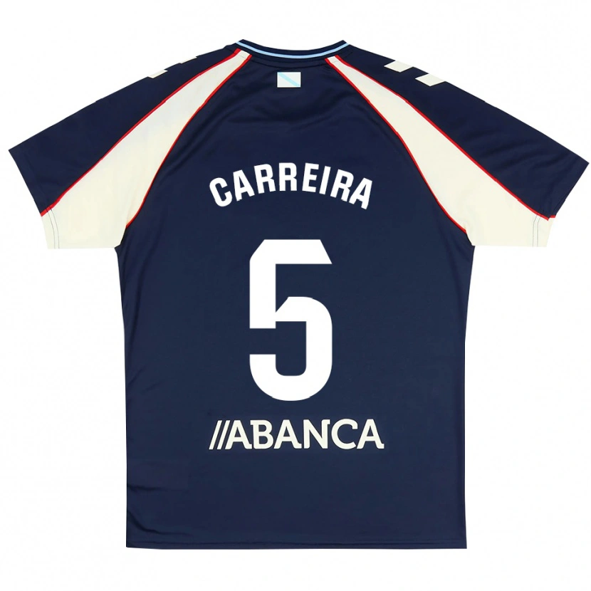 Danxen Heren Sergio Carreira #5 Koninklijk Blauw Rood Wit Uitshirt Uittenue 2026/27 T-Shirt België