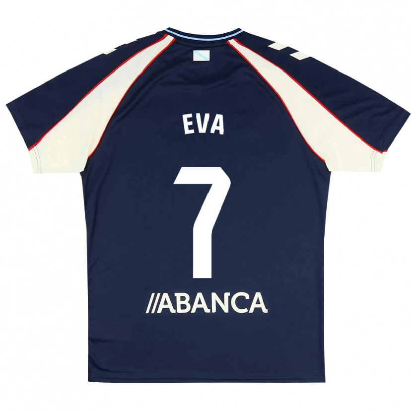 Danxen Heren Eva López #7 Koninklijk Blauw Rood Wit Uitshirt Uittenue 2026/27 T-Shirt België