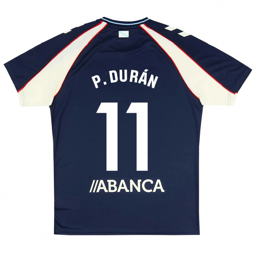 Danxen Heren Pablo Durán #11 Koninklijk Blauw Rood Wit Uitshirt Uittenue 2026/27 T-Shirt België