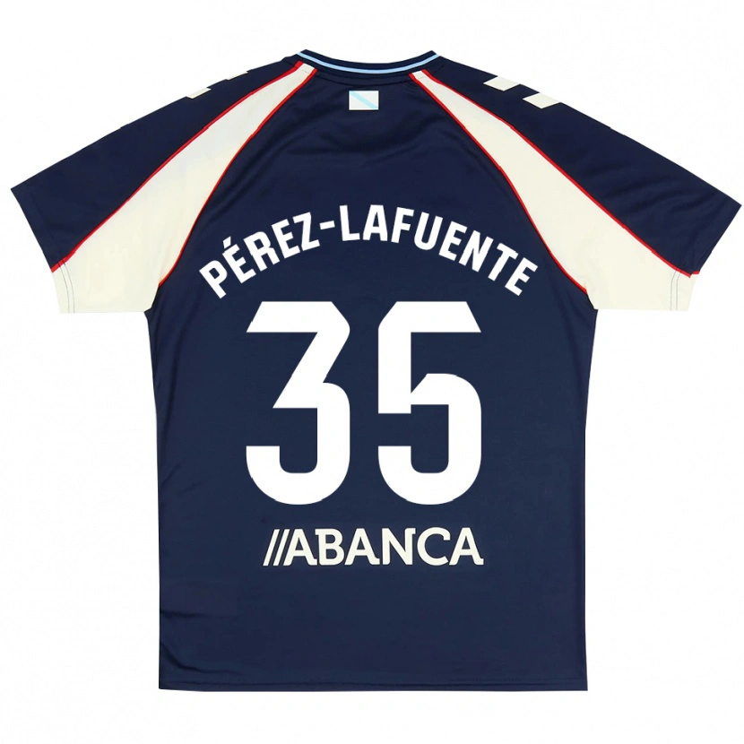 Danxen Heren Jorge Pérez-Lafuente #35 Koninklijk Blauw Rood Wit Uitshirt Uittenue 2026/27 T-Shirt België