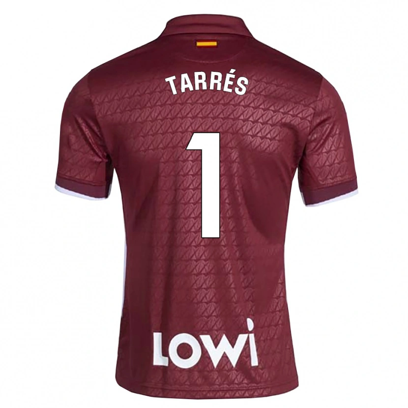 Danxen Heren Lluis Tarrés #1 Donkerrood Wit Uitshirt Uittenue 2026/27 T-Shirt België