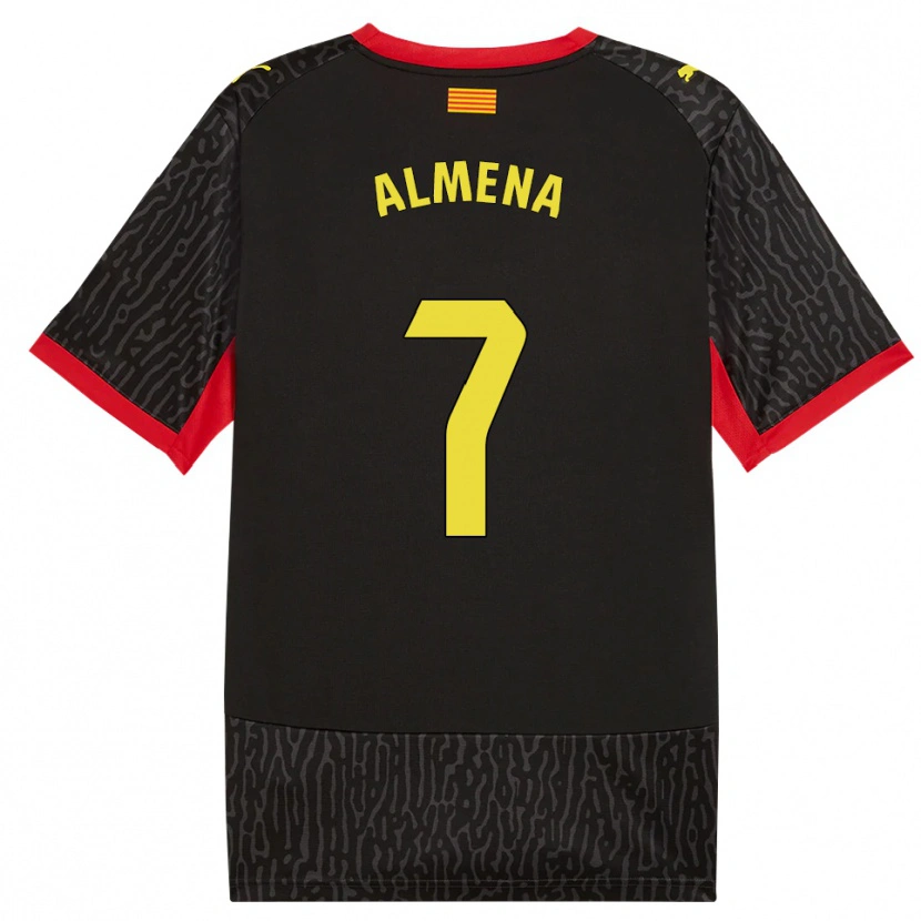 Danxen Heren Iker Almena #7 Zwart Geel Rood Uitshirt Uittenue 2026/27 T-Shirt België