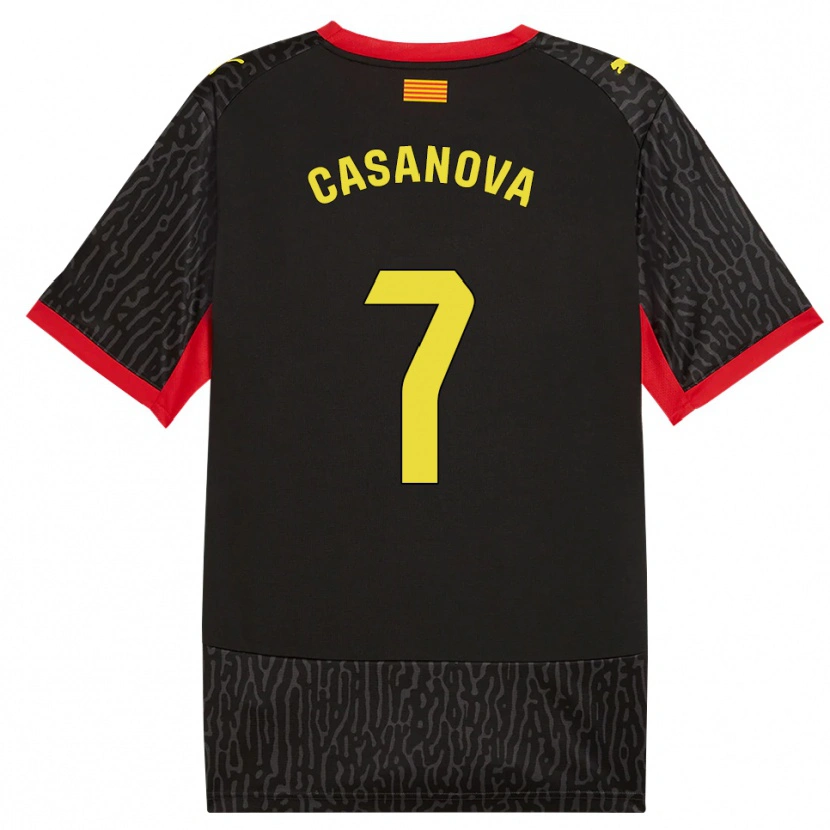 Danxen Heren Àstrid Casanova #7 Zwart Geel Rood Uitshirt Uittenue 2026/27 T-Shirt België