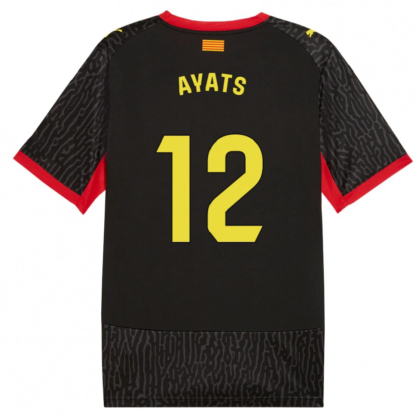 Danxen Heren Mònica Ayats #12 Zwart Geel Rood Uitshirt Uittenue 2026/27 T-Shirt België