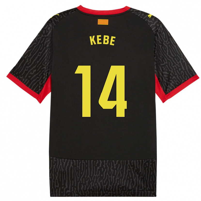 Danxen Heren Moussa Kébé #14 Zwart Geel Rood Uitshirt Uittenue 2026/27 T-Shirt België