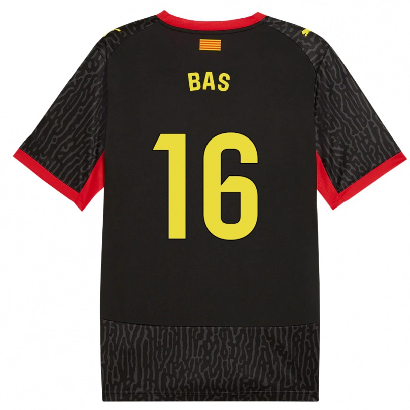 Danxen Heren Jordi Bas #16 Zwart Geel Rood Uitshirt Uittenue 2026/27 T-Shirt België