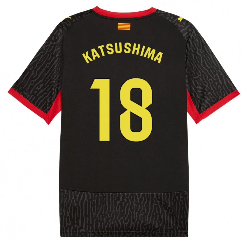 Danxen Heren Shinnosuke Katsushima #18 Zwart Geel Rood Uitshirt Uittenue 2026/27 T-Shirt België