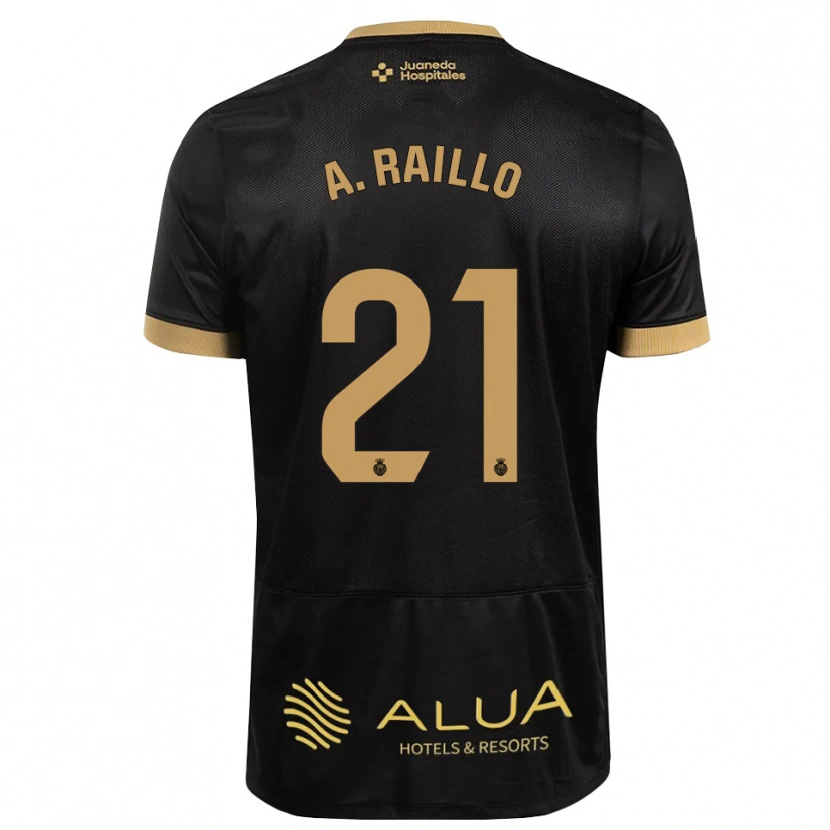 Danxen Heren Antonio Raíllo #21 Zwart Zandbruin Zwaar Hout Uitshirt Uittenue 2026/27 T-Shirt België